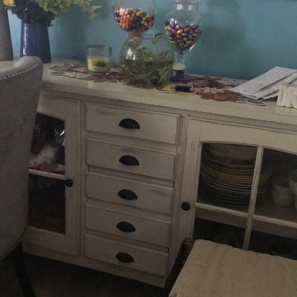 Buffet table